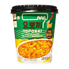 KR Yopokki Ricecake&Ramen Cup Curry 145g