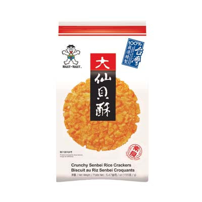 Rice Cracker Senbei Crunchy  115 GR WANT WANT
