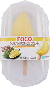 FOCO THAILAND Ice cream, Durian Pop 65 g