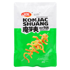 CN Wei Long Konjac Snack Hot Sour Fl 252g