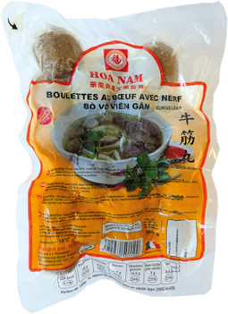 HOA NAM France Beef meat balls with nerve (Bo Vo Vien Gan) 500 g