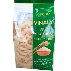 VINALY Rice Pasta Nui Gao Ong Trang 400g