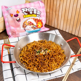 Jjajang Loopy Noodles - SPICY - PALDO 110g - SINGLE