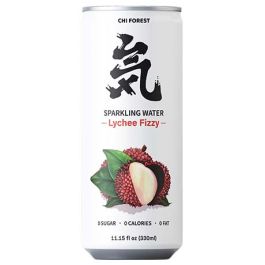 Sparkling Water Lychee Fizzy Can 330 ML CHI FOREST