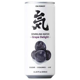 Sparkling Water Grape Delight Can 330 ML CHI FOREST