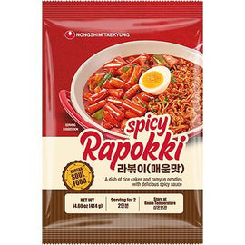 Topokki with Ramyun Spicy Rapokki 414 G NONGSHIM