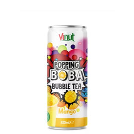 Vinut Popping Boba Bubble Tea - Mango 320ml