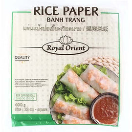 Rice Paper Summer Roll Square 22 cm 400G ROYAL ORIENT