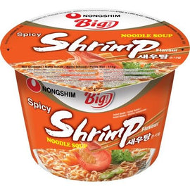 Instant Noodles Shrimp Spicy Big Bowl 115 G NONGSHIM