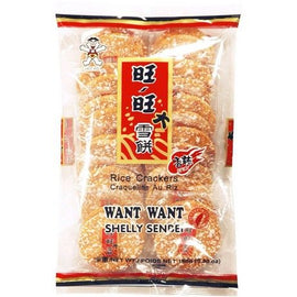 WANT WANT Hot &amp; Spicy rīsu krekeri 150 GR