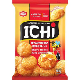 Rice Cracker Shoyu with Honey  100 G ICHI