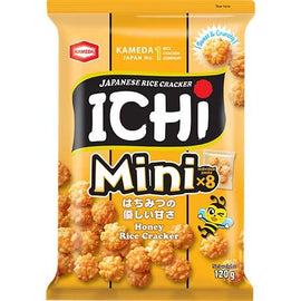 Rice Cracker Shoyu with Honey Mini 120 G ICHI