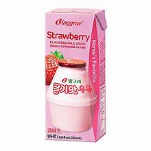 BINGGRAE Strawberry Milk 200ml KR