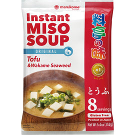 MARUKOME Miso Soup Original Tofu & Wakame  152 GR