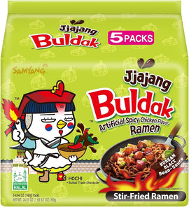 SAMYANG hot chicken Buldak Jjajang ramen 140 GR x 5 packs
