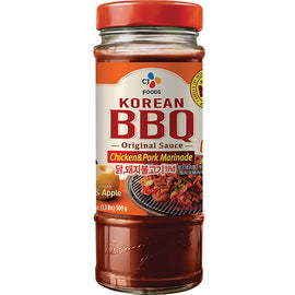 CJ korejiešu BBQ vistas un cūkgaļas pikants 480g