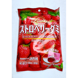 JP Frutia Gummy Candy Strawberry 102g
