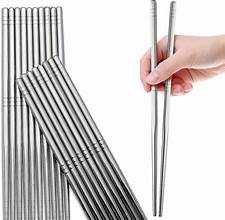 Metal chopsticks `YS` KR  x 10 Pairs
