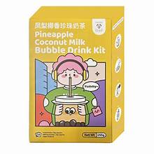 Tokimeki Boba Drink Kit Pineapple Coco Milk 255g