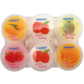 (NANACO) PUDDING WITH NATA DE COCO (6X80G)