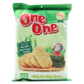 (ONE ONE) RICE CRACKERS GRILLED OCTOPUS SEAWEED FLV 104G