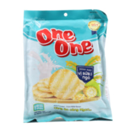 (ONE ONE) RICE CRACKERS CORN MILK FLV. 120G
