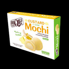 TW Q Custard Mochi Banana Flavor 168g box