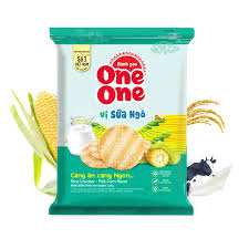 (ONE ONE) RICE CRACKERS CORN MILK FLV. 10G