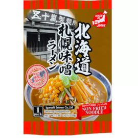 IRAGASHI SEIMEN Plant-Based Sapporo Miso Ramen 108g JP