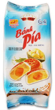 THV Pia Cake Durian Mung Bean with Salted Eggs 600g VN