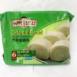 Frozen Oriental Bread Bun - Pandan - 300G