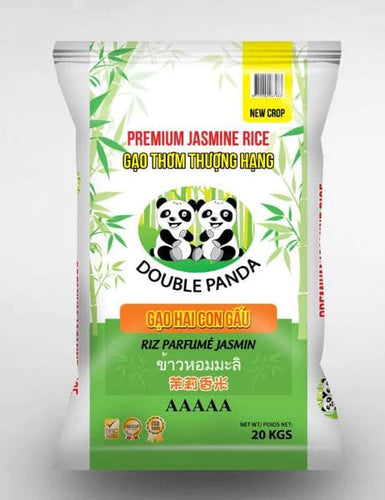 Double Panda Super Jasmine Rice Gao Thom 20 Kg