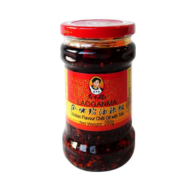 Lao Gan Ma Chicken Flavour Chilii oil with Tofu 280 Gr