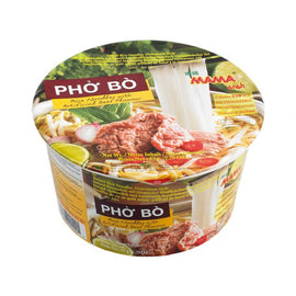 Mama Instant Rice Noodle Pho Bo Bowl