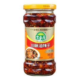 JIXIANGJU Sichuan flavor chili & peanut sauce  260 g