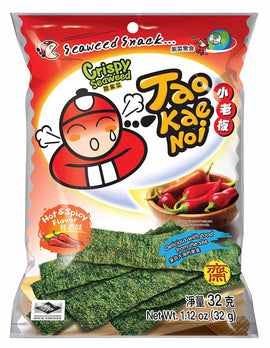 Taokaenoi Crispy Seaweed Hot & Spicy 59G