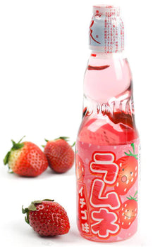 Hata Kosen Ramune Strawberry Flavor 200Ml