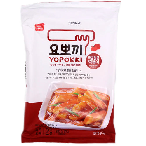 Yopokki Rice Cake Sweet & Spicy Pack For 2 - 280 Gr