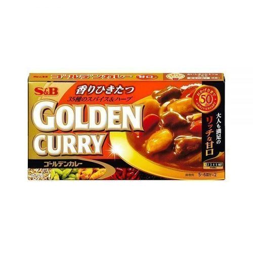 S&B Golden Curry Spicy 198G