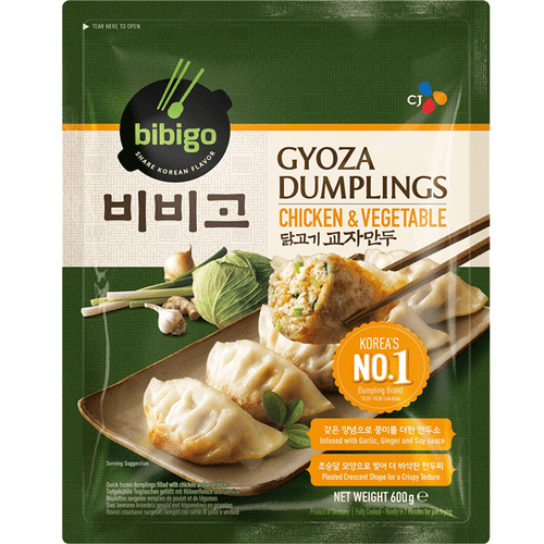 Frozen Gyoza Dumplings With Chicken & Vegetables - Bibigo-600G
