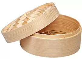 Bamboo Strainer Steam  8''- 20.3Cm (1 set with lid)