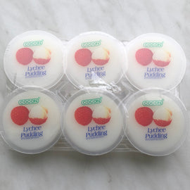 COCON PUDDING LYCHEE 80 GR x 6 pieces