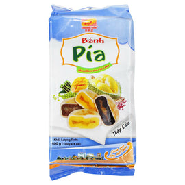 TAN HUE VIEN Pia Cake - Mix durian thap cam  400GR